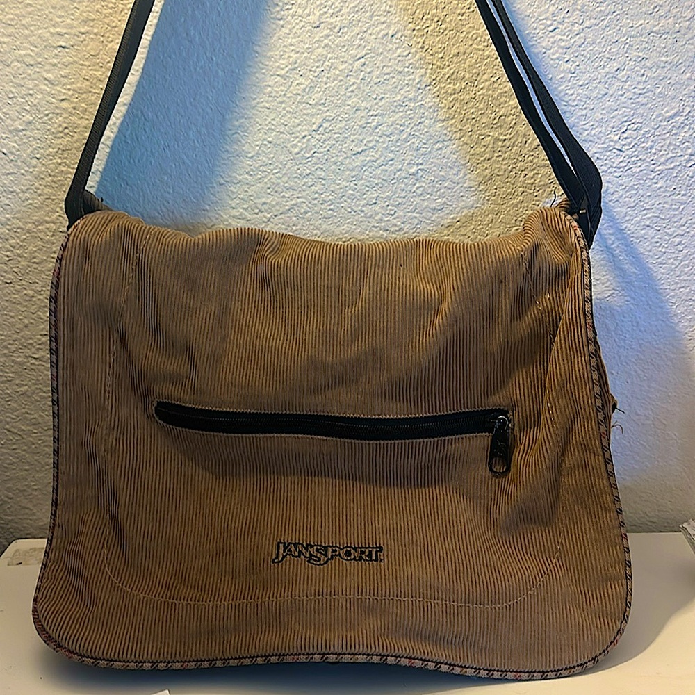Vintage Corduroy Jansport messenger bag